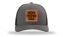 Load image into Gallery viewer, My Hero My Friend My Dad Leather Patch Richardson 112 Hat
