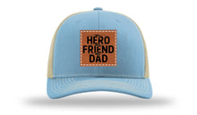 Load image into Gallery viewer, My Hero My Friend My Dad Leather Patch Richardson 112 Hat
