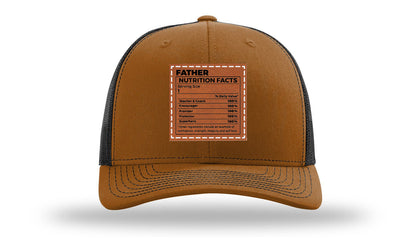 Father Nutrition Leather Patch Richardson 112 Hat