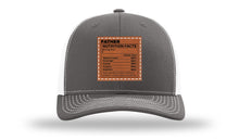 Load image into Gallery viewer, Father Nutrition Leather Patch Richardson 112 Hat
