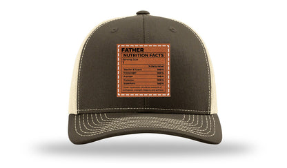 Father Nutrition Leather Patch Richardson 112 Hat