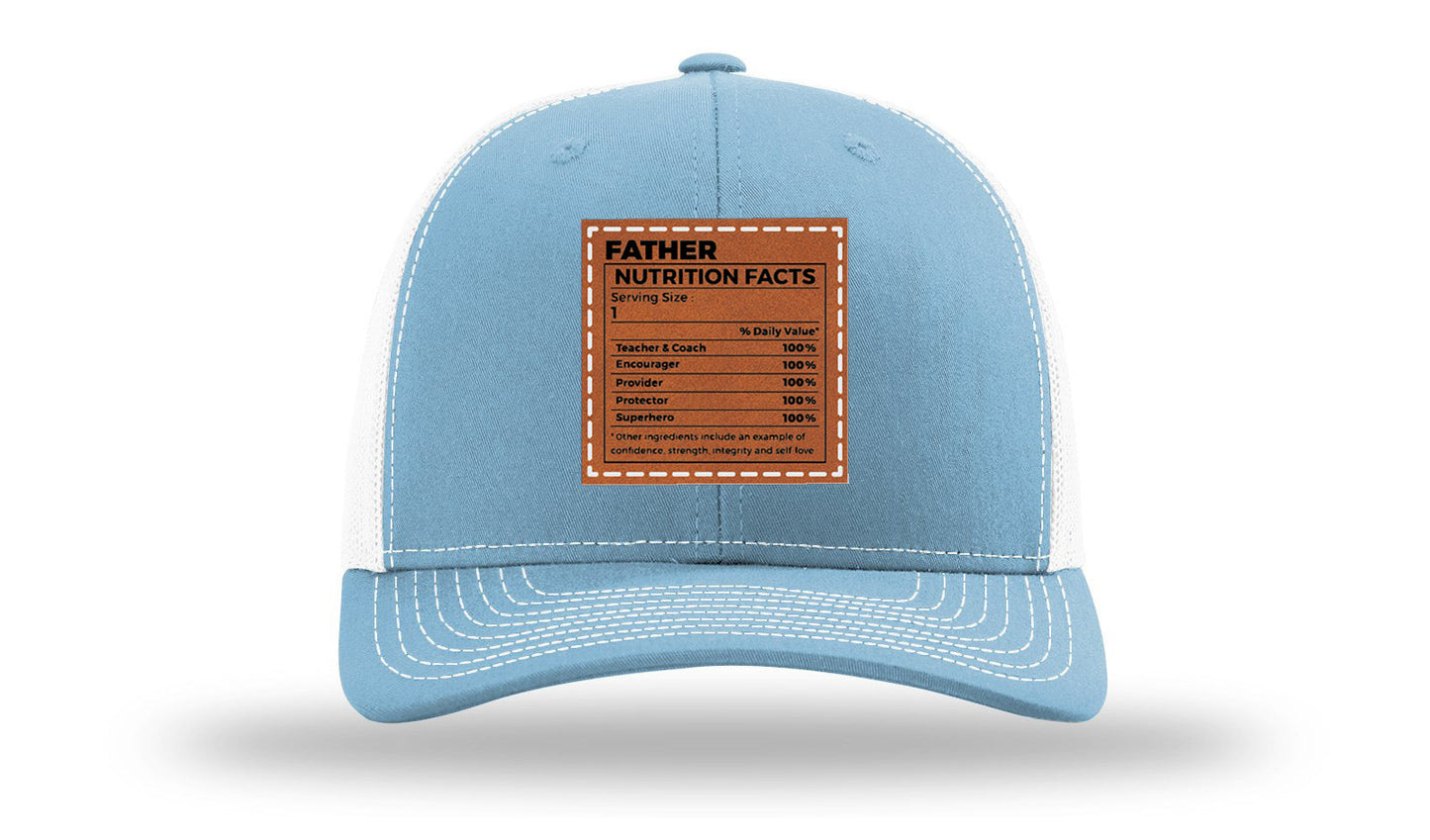 Father Nutrition Leather Patch Richardson 112 Hat