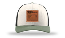 Load image into Gallery viewer, Father Nutrition Leather Patch Richardson 112 Hat
