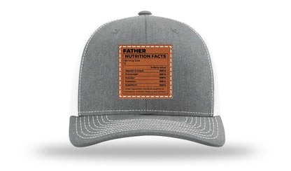 Father Nutrition Leather Patch Richardson 112 Hat