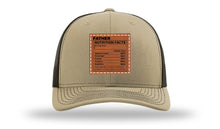 Load image into Gallery viewer, Father Nutrition Leather Patch Richardson 112 Hat
