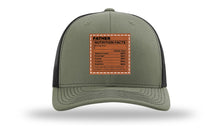 Load image into Gallery viewer, Father Nutrition Leather Patch Richardson 112 Hat
