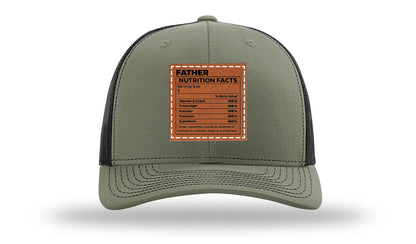 Father Nutrition Leather Patch Richardson 112 Hat