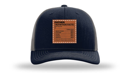 Father Nutrition Leather Patch Richardson 112 Hat