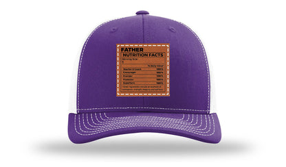 Father Nutrition Leather Patch Richardson 112 Hat