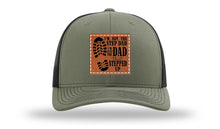 Load image into Gallery viewer, Dad That Stepped Up Leather Patch Richardson 112 Hat
