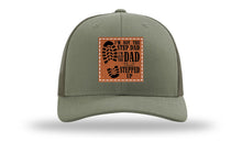 Load image into Gallery viewer, Dad That Stepped Up Leather Patch Richardson 112 Hat
