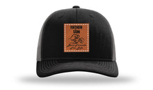 Load image into Gallery viewer, Father &amp; Son Fist Bump Leather Patch Richardson 112 Hat

