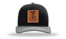 Load image into Gallery viewer, Father &amp; Son Fist Bump Leather Patch Richardson 112 Hat
