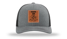 Load image into Gallery viewer, Father &amp; Son Fist Bump Leather Patch Richardson 112 Hat
