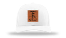 Load image into Gallery viewer, Father &amp; Son Fist Bump Leather Patch Richardson 112 Hat
