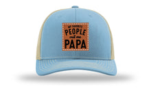 Load image into Gallery viewer, My Favorite People Call Me Papa Leather Patch Richardson 112 Hat
