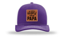 Load image into Gallery viewer, My Favorite People Call Me Papa Leather Patch Richardson 112 Hat
