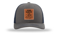 Load image into Gallery viewer, Father &amp; Daughter Fist Bump Leather Patch Richardson 112 Hat
