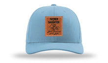 Load image into Gallery viewer, Father &amp; Daughter Fist Bump Leather Patch Richardson 112 Hat
