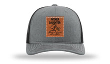 Load image into Gallery viewer, Father &amp; Daughter Fist Bump Leather Patch Richardson 112 Hat
