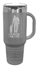 Load image into Gallery viewer, Father &amp; Daughter - Best Friends for Life 40oz Handle Mug Laser Engraved
