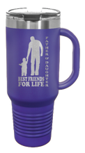 Load image into Gallery viewer, Father &amp; Daughter - Best Friends for Life 40oz Handle Mug Laser Engraved
