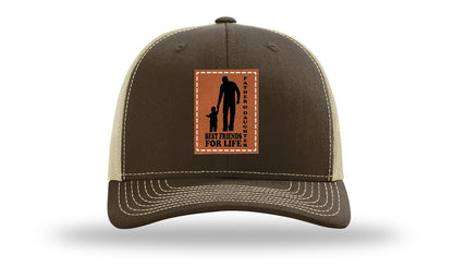 Father & Daughter Best Friends Leather Patch Richardson 112 Hat