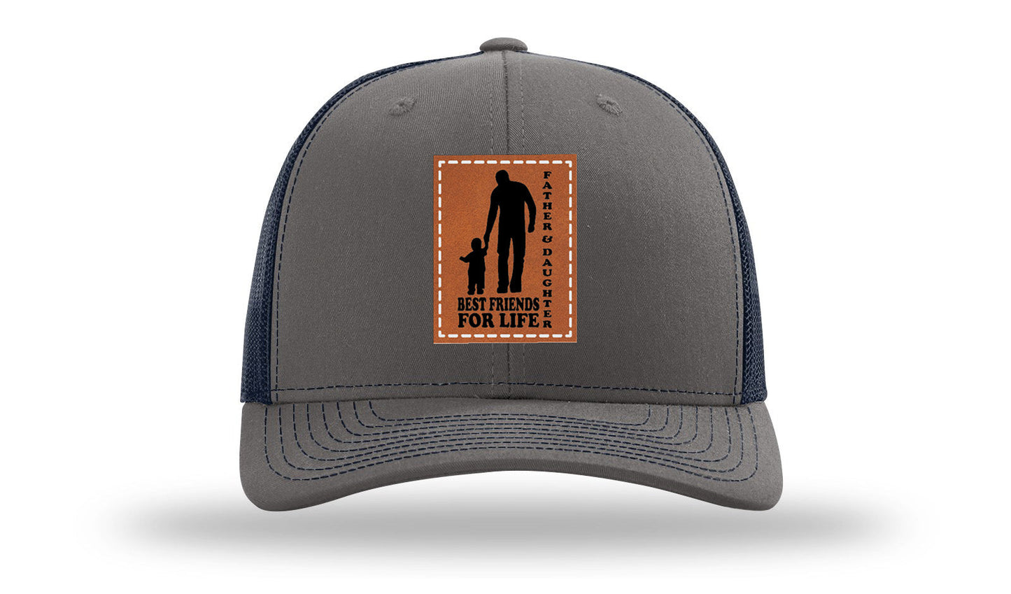 Father & Daughter Best Friends Leather Patch Richardson 112 Hat