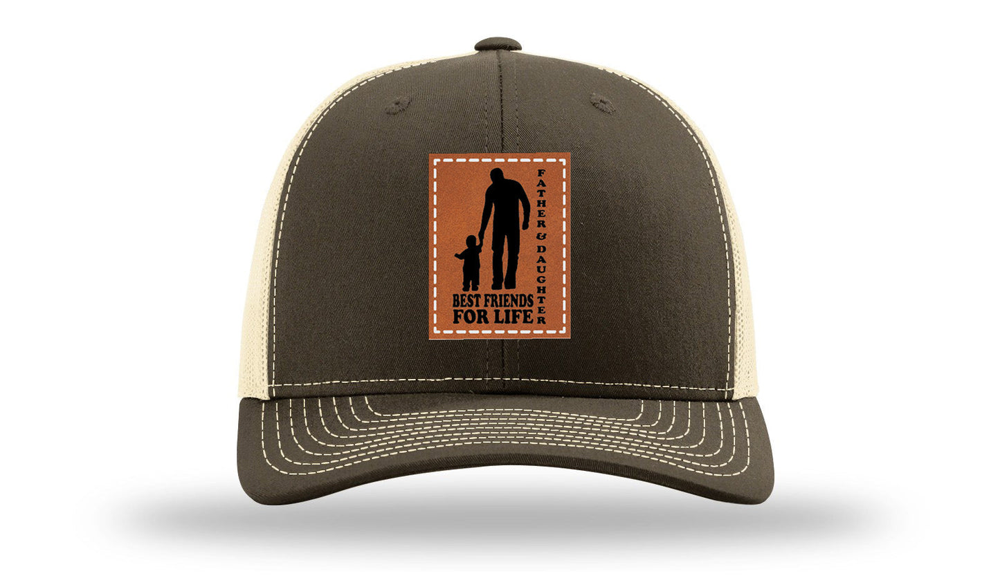Father & Daughter Best Friends Leather Patch Richardson 112 Hat