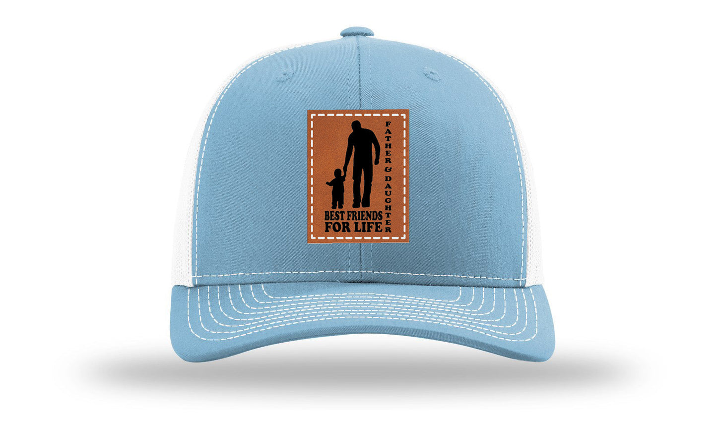 Father & Daughter Best Friends Leather Patch Richardson 112 Hat