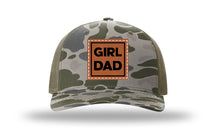 Load image into Gallery viewer, Girl Dad Leather Patch Richardson 112PFP Camo Hat
