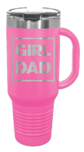 Load image into Gallery viewer, Girl Dad 40oz Handle Mug Laser Engraved
