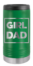 Load image into Gallery viewer, Girl Dad Laser Engraved Slim Can Insulated Koosie

