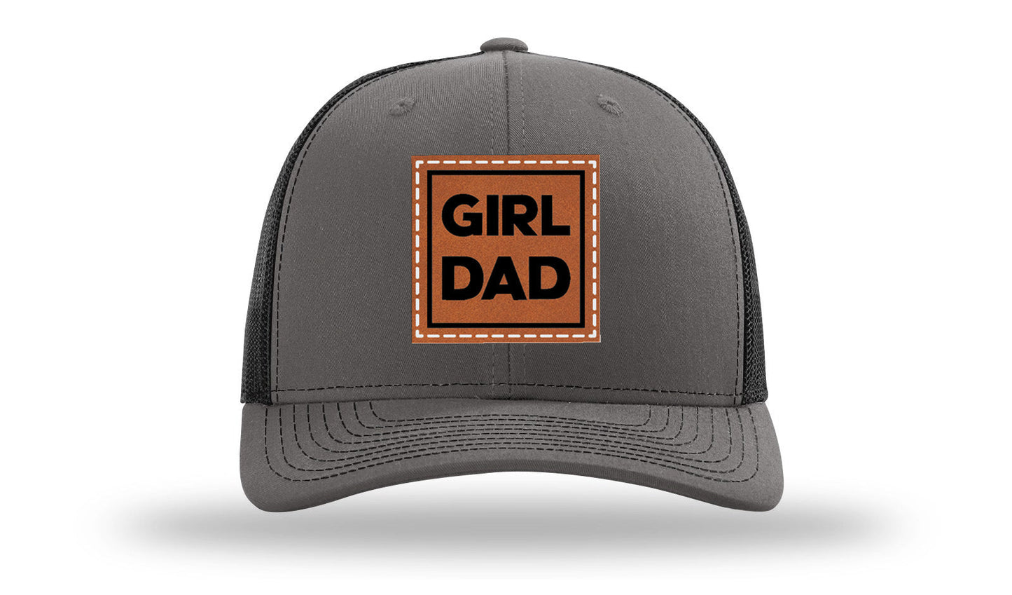 Girl Dad Leather Patch Richardson 112 Hat