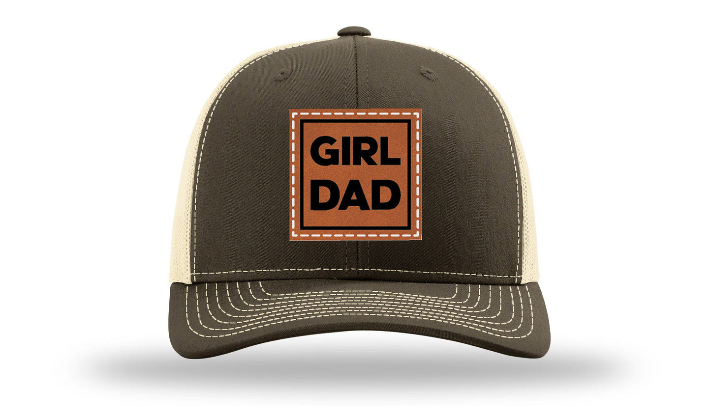 Girl Dad Leather Patch Richardson 112 Hat