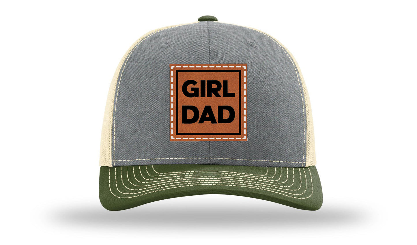Girl Dad Leather Patch Richardson 112 Hat