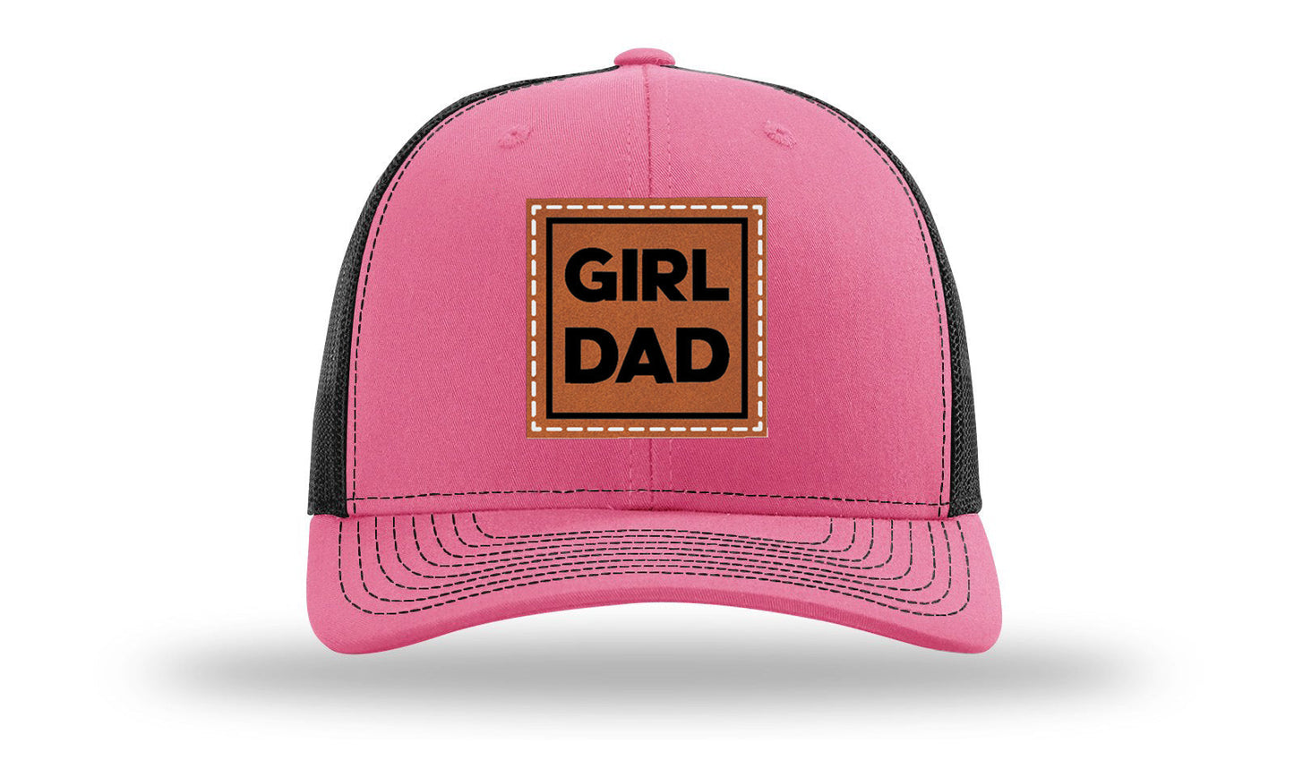 Girl Dad Leather Patch Richardson 112 Hat