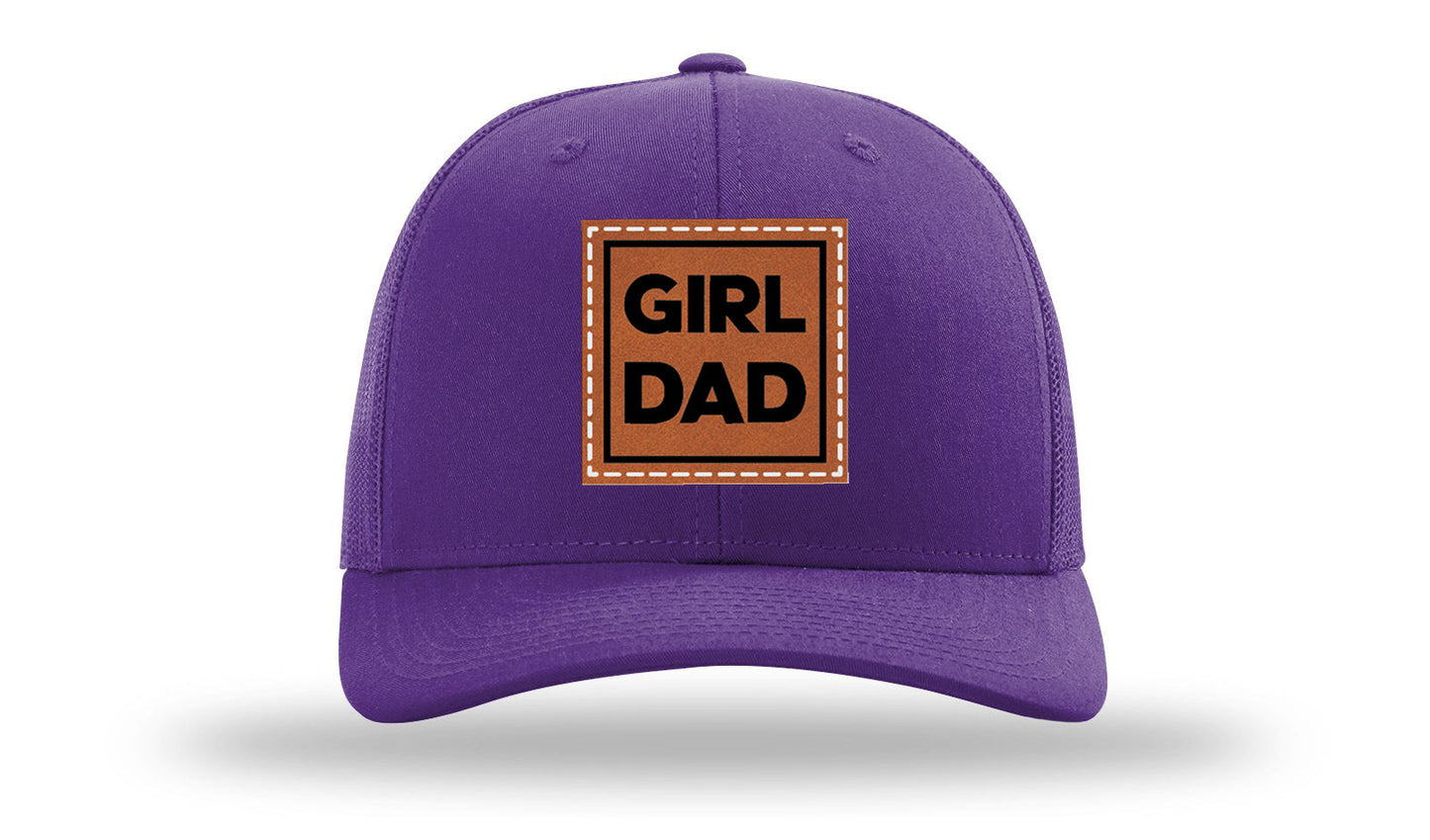 Girl Dad Leather Patch Richardson 112 Hat