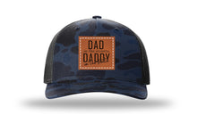 Load image into Gallery viewer, Dad In The Street Daddy In The Sheets Square Leather Patch Richardson 112PFP Camo Hat

