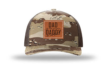 Load image into Gallery viewer, Dad In The Street Daddy In The Sheets Square Leather Patch Richardson 112PFP Camo Hat
