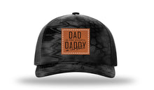 Load image into Gallery viewer, Dad In The Street Daddy In The Sheets Square Leather Patch Richardson 112PFP Camo Hat
