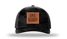 Load image into Gallery viewer, Dad In The Street Daddy In The Sheets Square Leather Patch Richardson 112PFP Camo Hat
