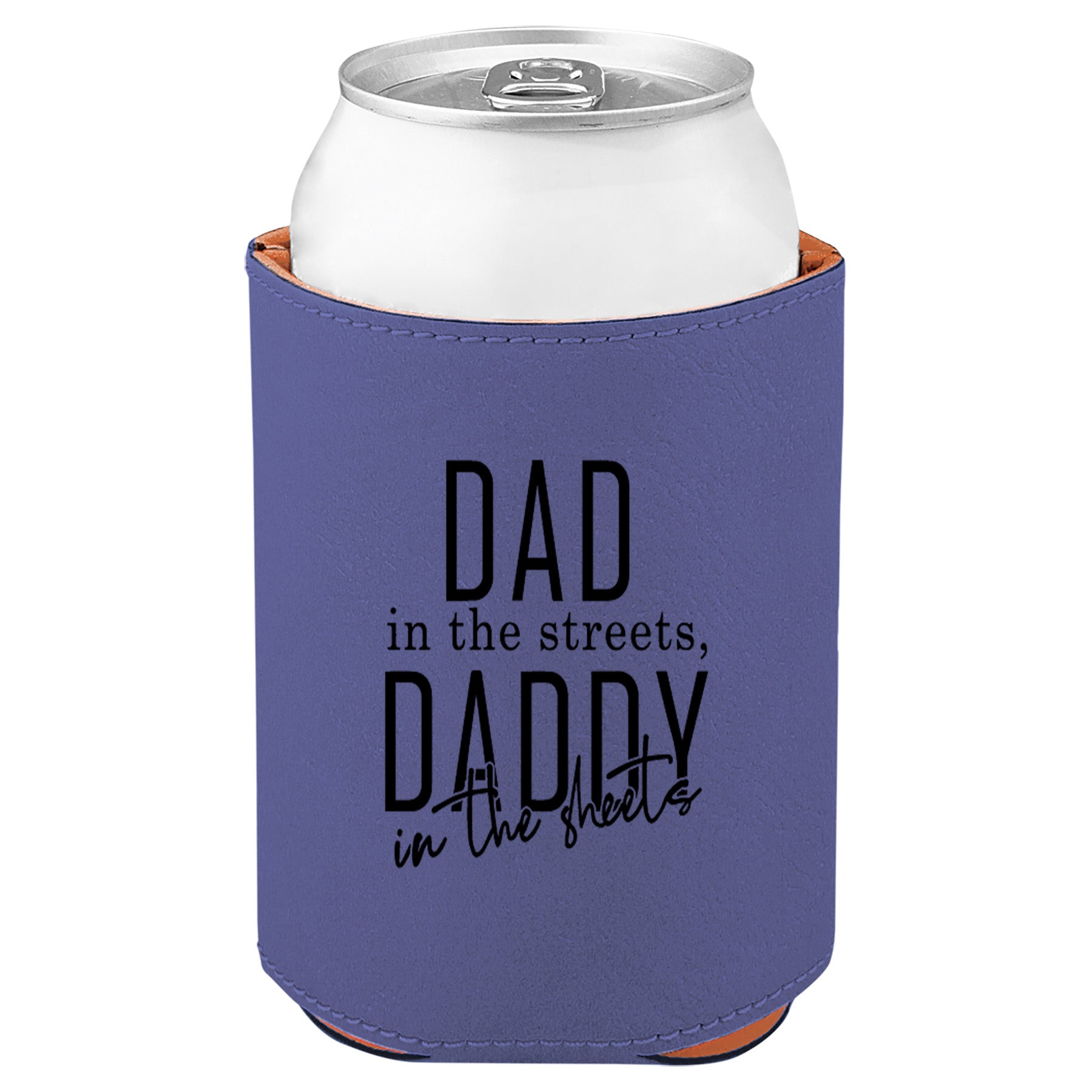 Daddy In The Sheets Leatherette Koosie-Purple