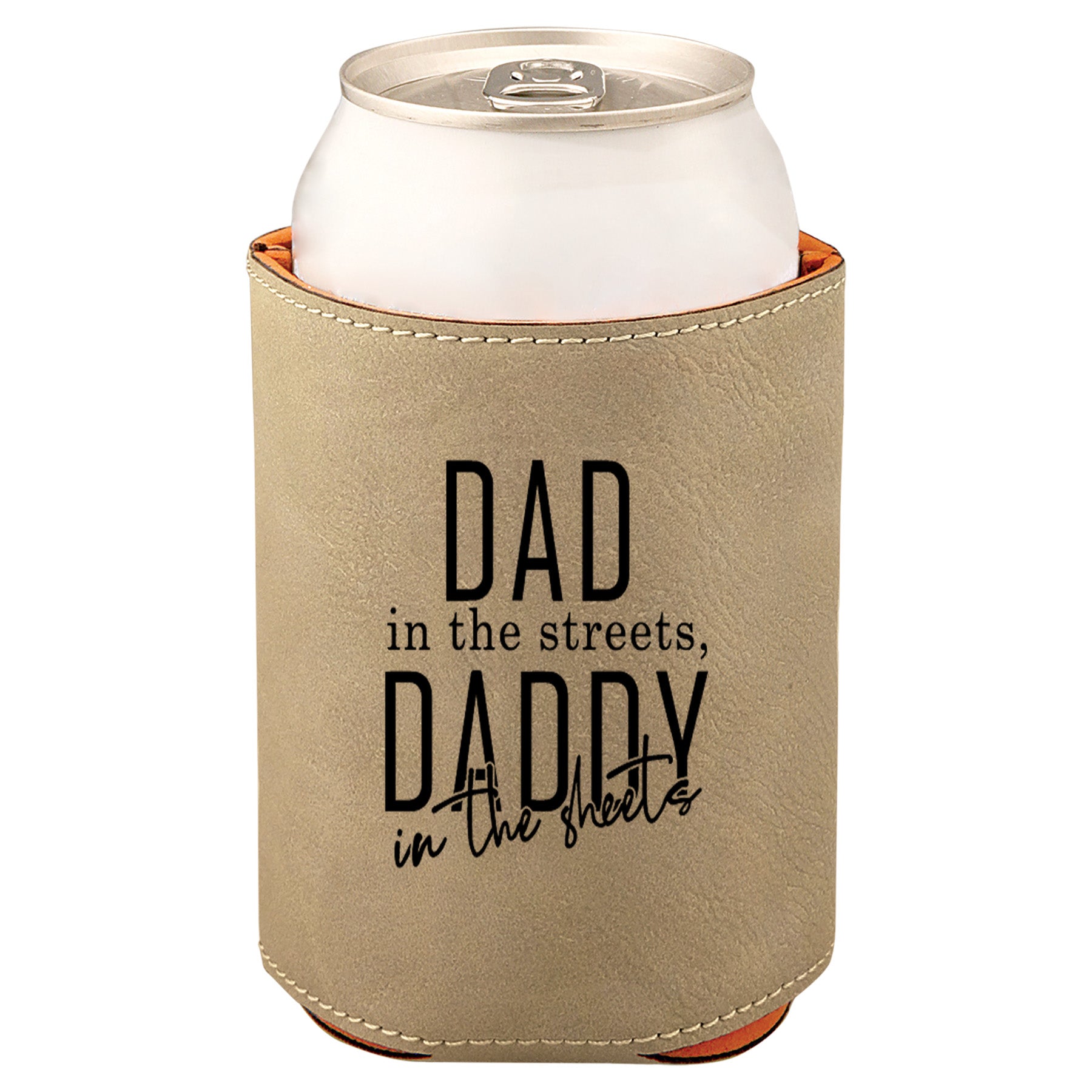 Daddy In The Sheets Leatherette Koosie-Tan