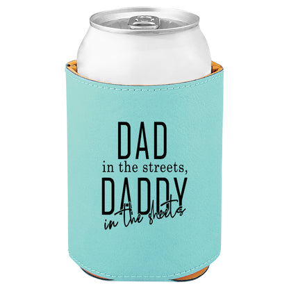 Daddy In The Sheets Leatherette Koosie-Teal