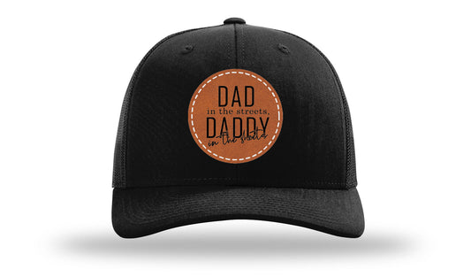 Daddy In The Sheets Circle Leather Patch Richardson 112 Hat