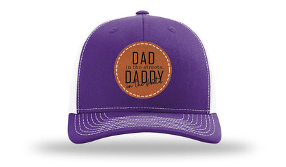 Daddy In The Sheets Circle Leather Patch Richardson 112 Hat