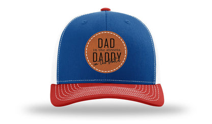 Daddy In The Sheets Circle Leather Patch Richardson 112 Hat