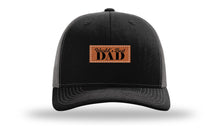 Load image into Gallery viewer, World&#39;s Best Dad Leather Patch Richardson 112 Hat
