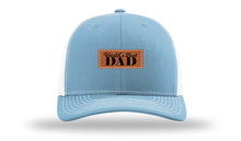 Load image into Gallery viewer, World&#39;s Best Dad Leather Patch Richardson 112 Hat
